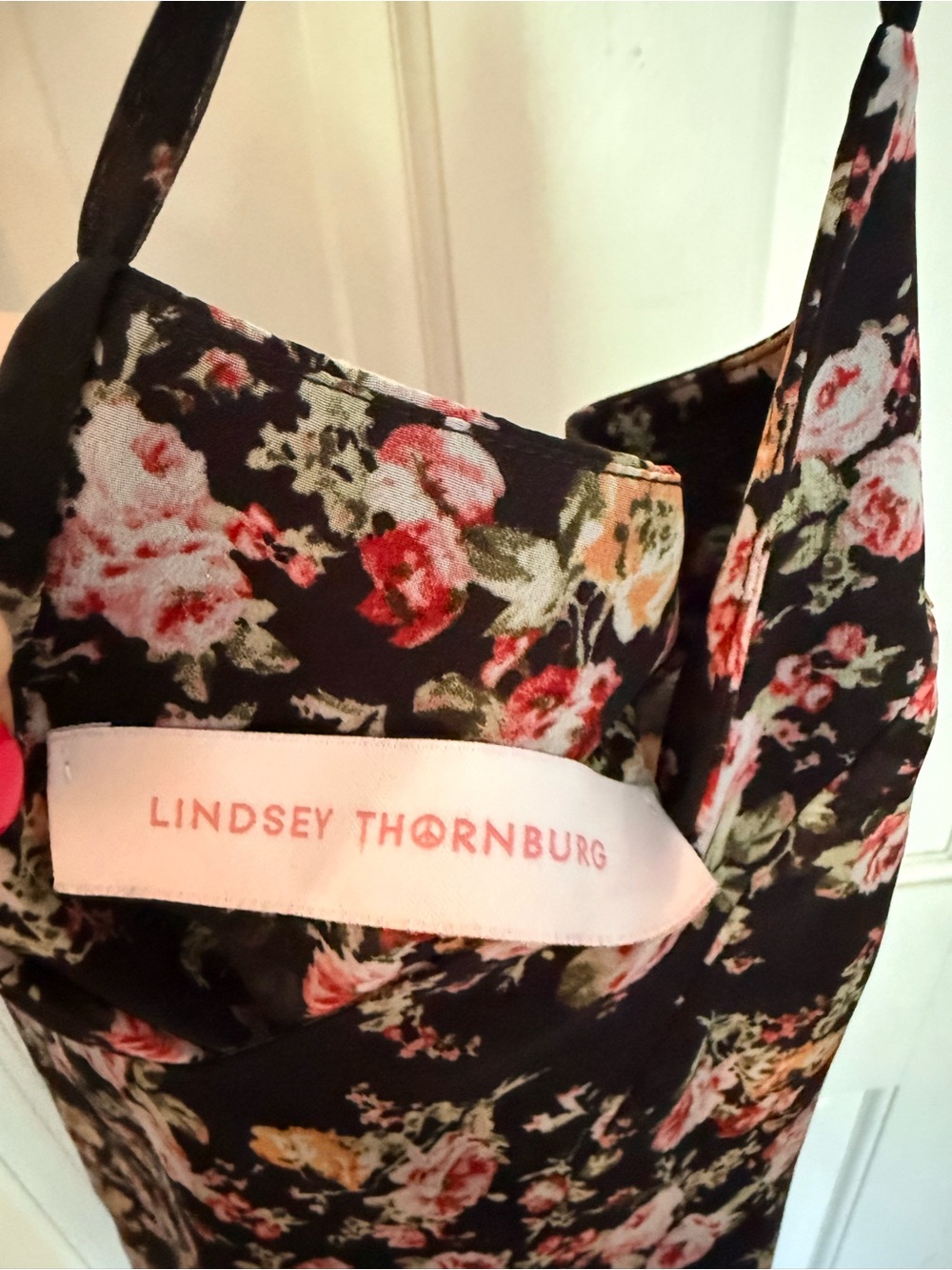 Lindsey Thornburg sample floral maxi dress! great condition, fits like a M/L - Picture 3 of 7